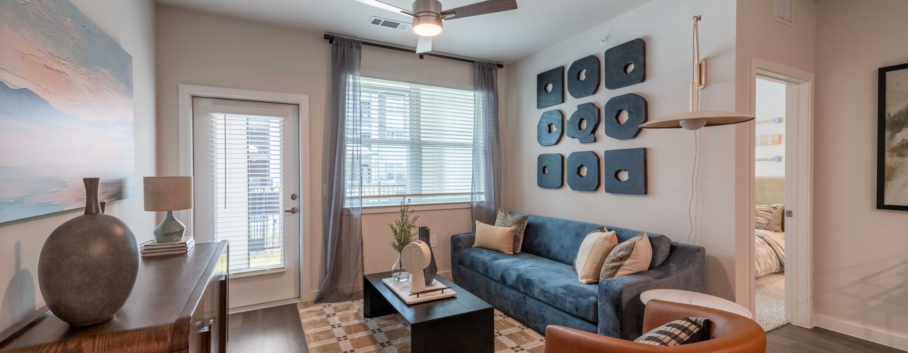 Couch with chair and coffee table